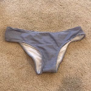 Striped bikini bottom